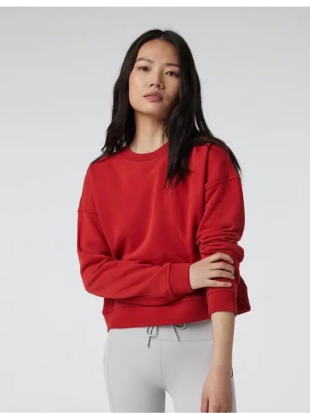Vuori Red Crewneck Sweatshirt
